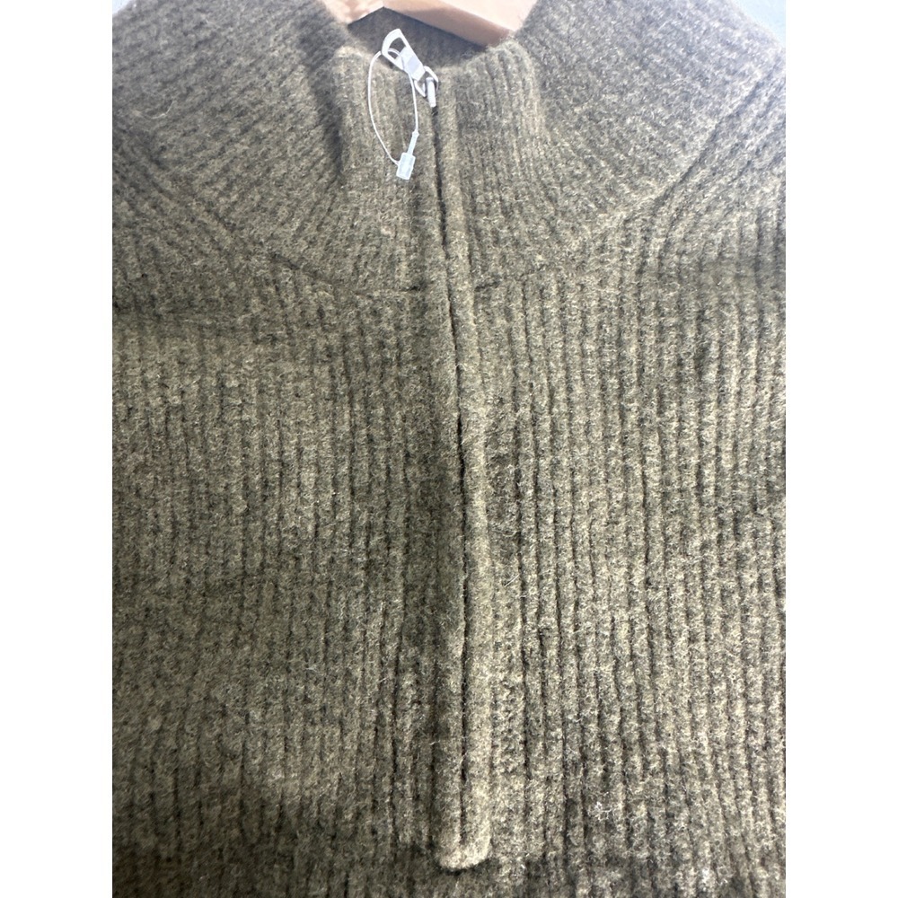 UNIQLO  Souffle Yarn Quarter Zip Sweater Size L - Picture 6 of 11